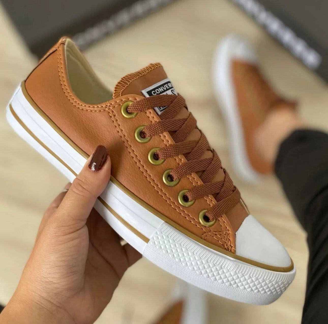 ALL STAR CARAMELO (COURO)